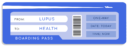 Ticket departing from Lupus, and arriving at Health