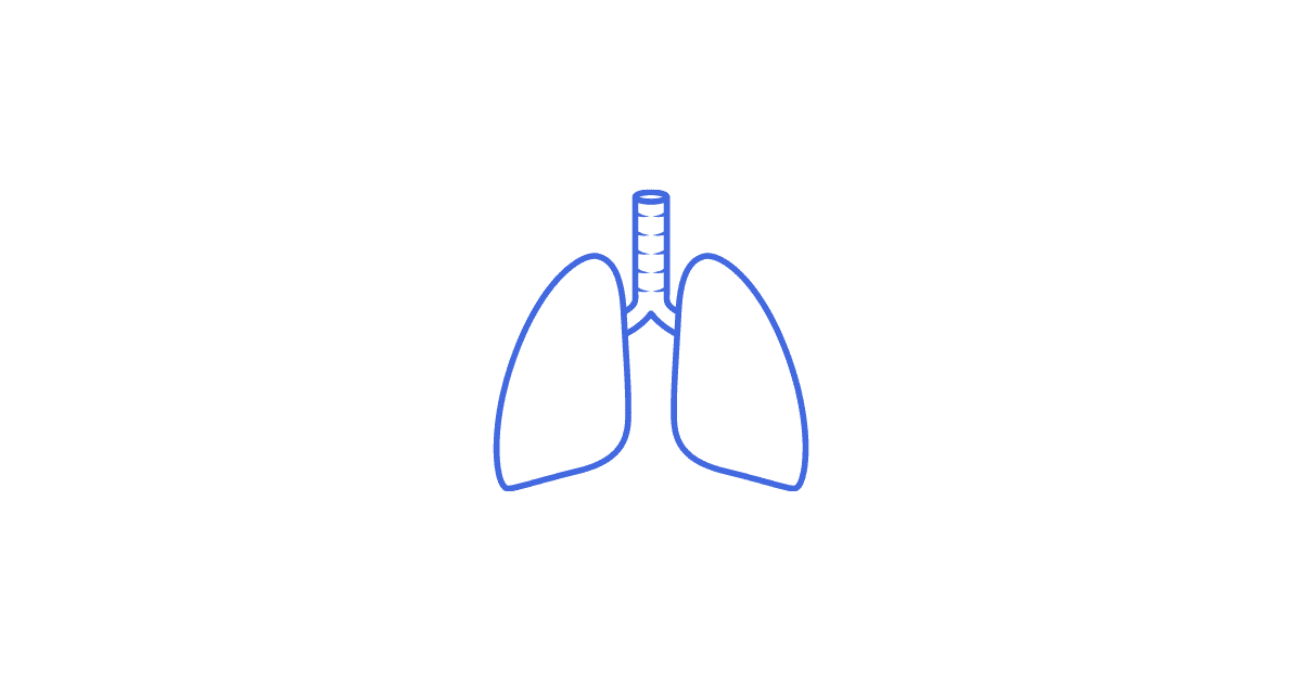 Graphic of the lungs