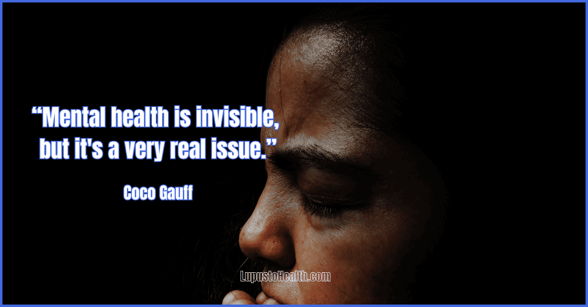 Mental health is invisible, but it's a very real issue. Coco Gauff
